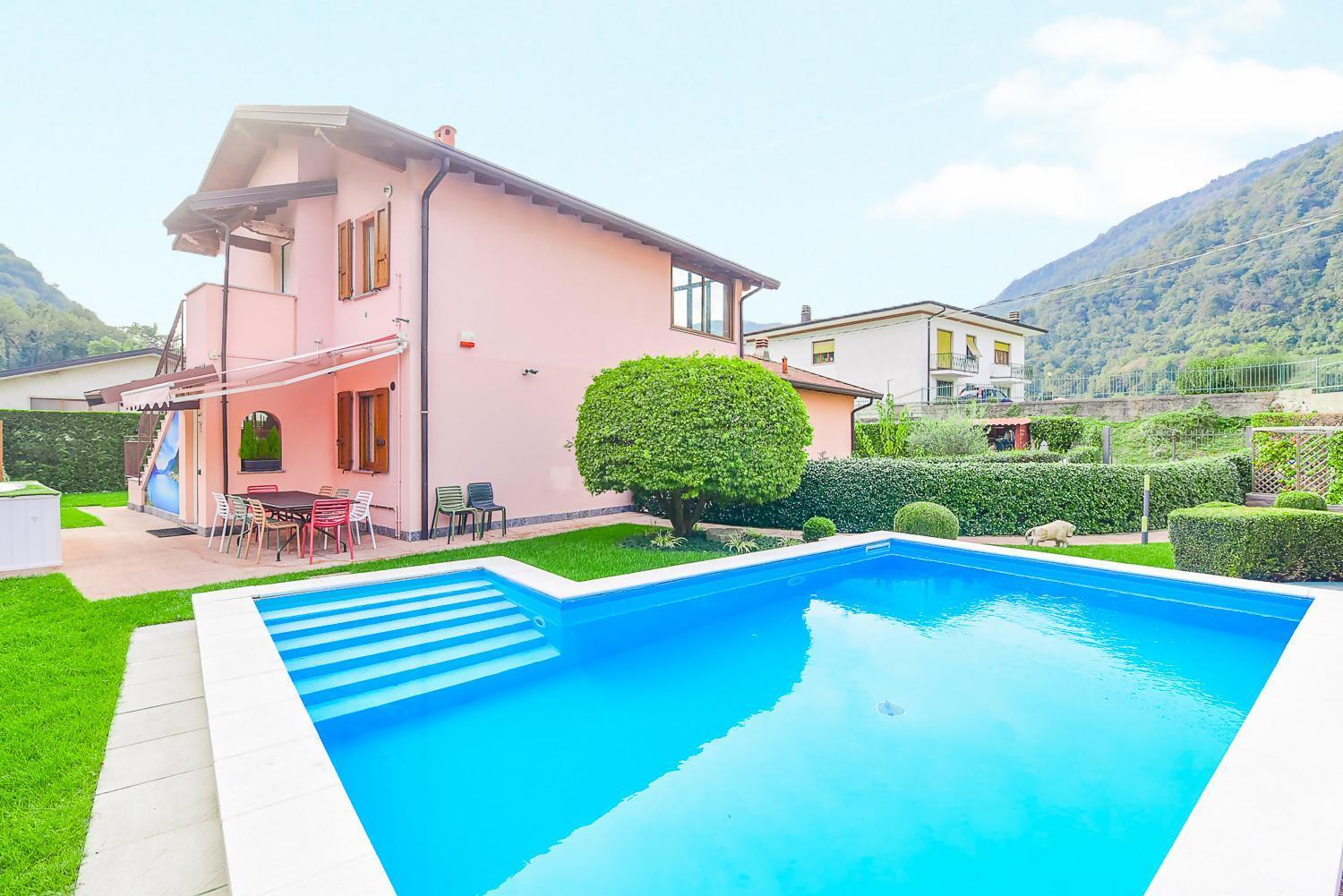 Jane E Jolie Holiday Home Private Swimming Pool Valbrona Exterior photo